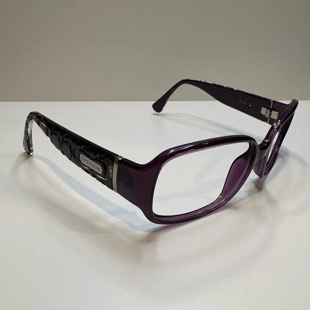 COACH S3011 PURPLE COACH SUNGLASSES FRAMES ONLY 55•15•120 COACH SUNGLASSES FRAME